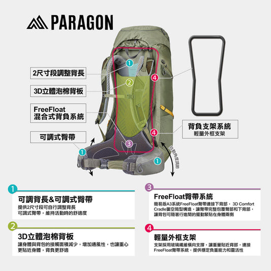48L PARAGON 登山背包