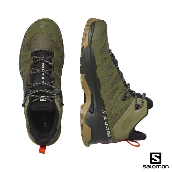 【SALOMON】 X ULTRA 4 Goretex 男款中筒登山鞋 寬楦 - JJSJ結交世界
