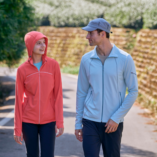 【 EasyMain 】CE23032女永久防曬排汗衣 (可拆帽) - JJSJ結交世界