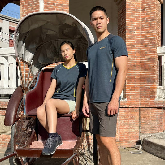 【 EasyMain 】TE24013 男快乾羊毛防臭短袖T恤 - JJSJ結交世界