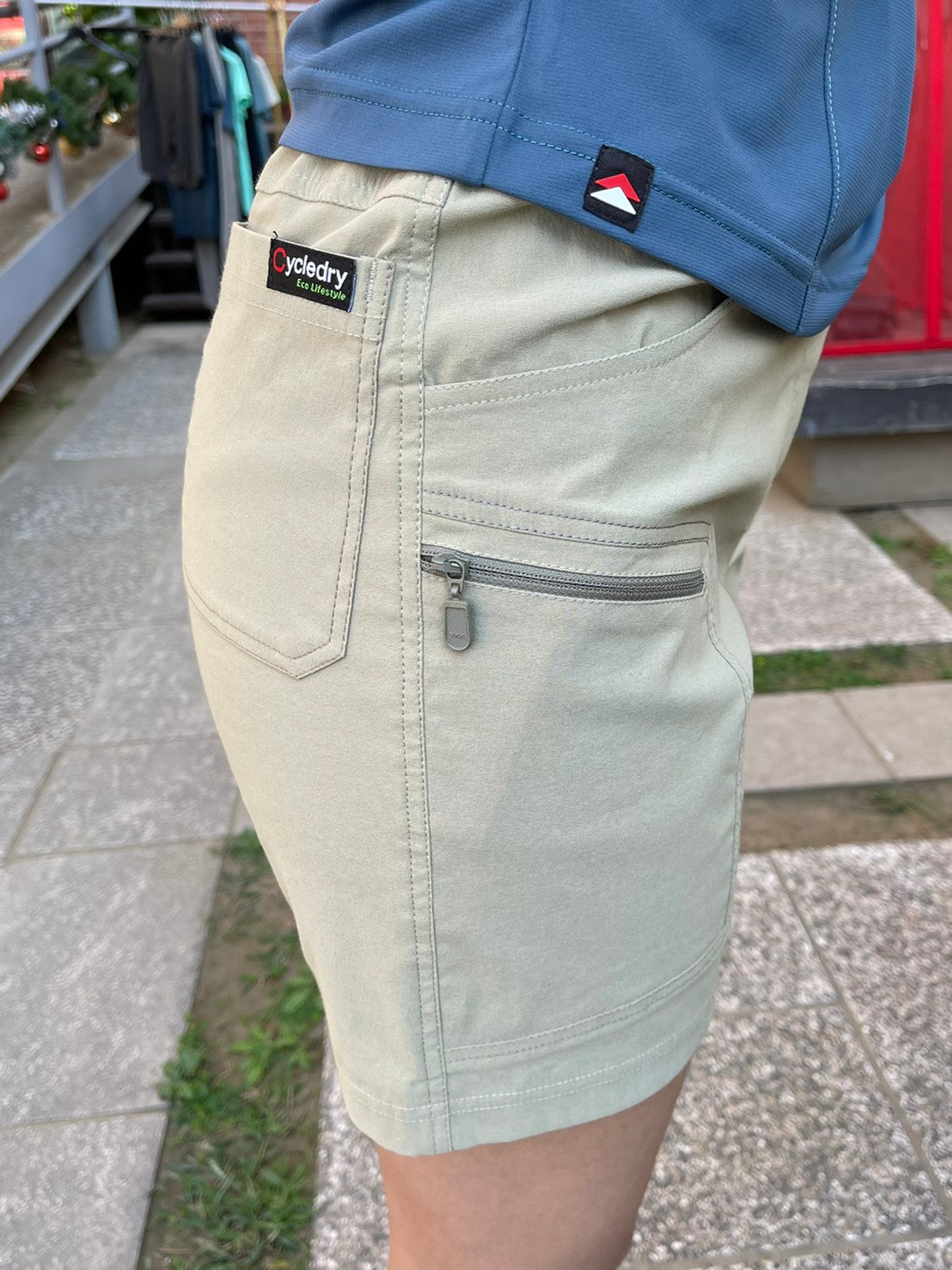 【 EasyMain 】RE24040女彈性吸汗有機蕉麻四分褲 - JJSJ結交世界