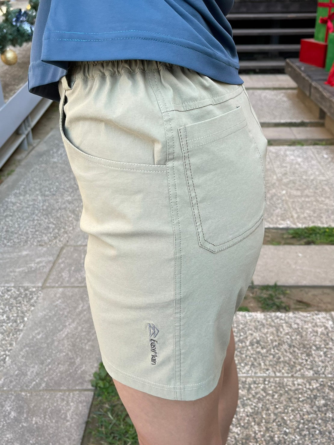 【 EasyMain 】RE24040女彈性吸汗有機蕉麻四分褲 - JJSJ結交世界