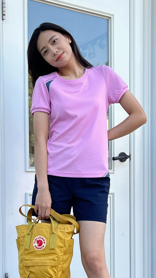 【 EasyMain 】TE24026 女抗UV排汗短袖T恤 - JJSJ結交世界