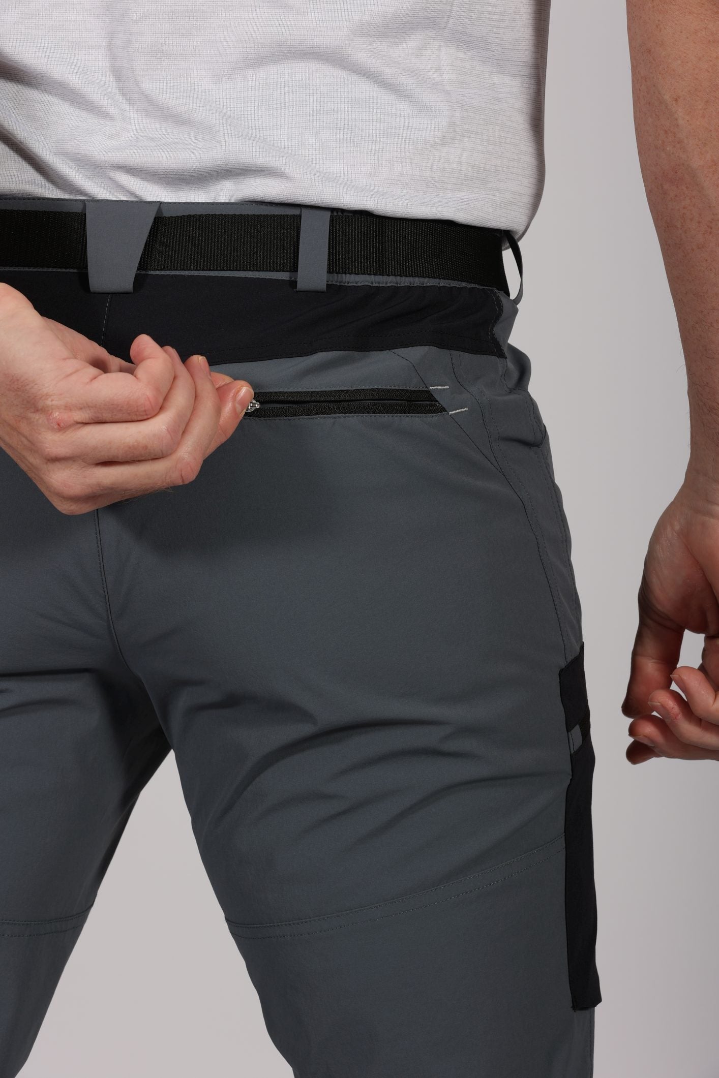 【 MAUL】Etzel ultra 男透氣快乾撥水長褲(附腰帶) MAUL