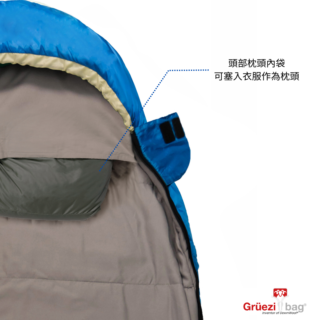 【 GRÜEZI BAG 】CLOUD MUMIE 極輕量小體積夏季睡袋