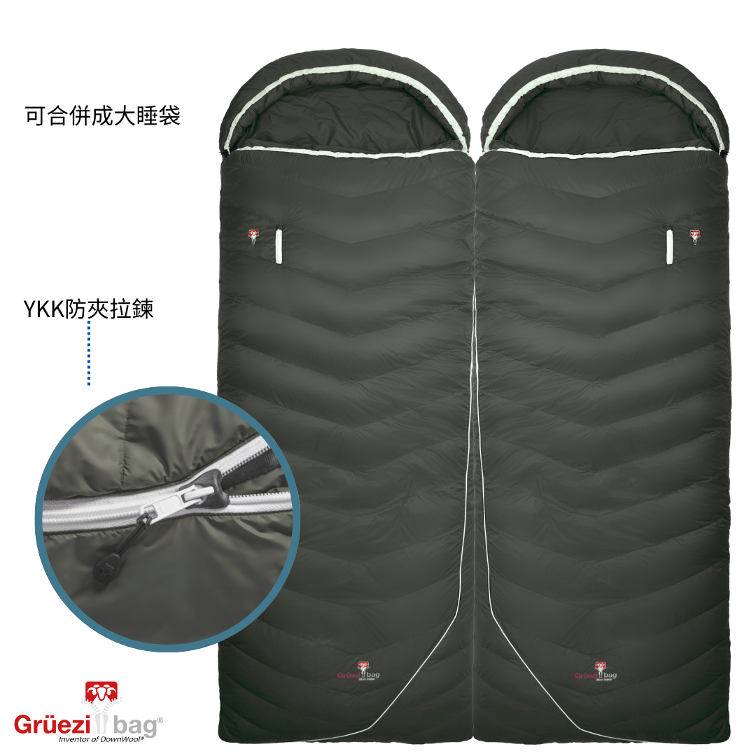 【 GRÜEZI BAG 】BIOPOD DOWNWOOL SUMMER COMFORT 信封型夏季睡袋 - JJSJ結交世界