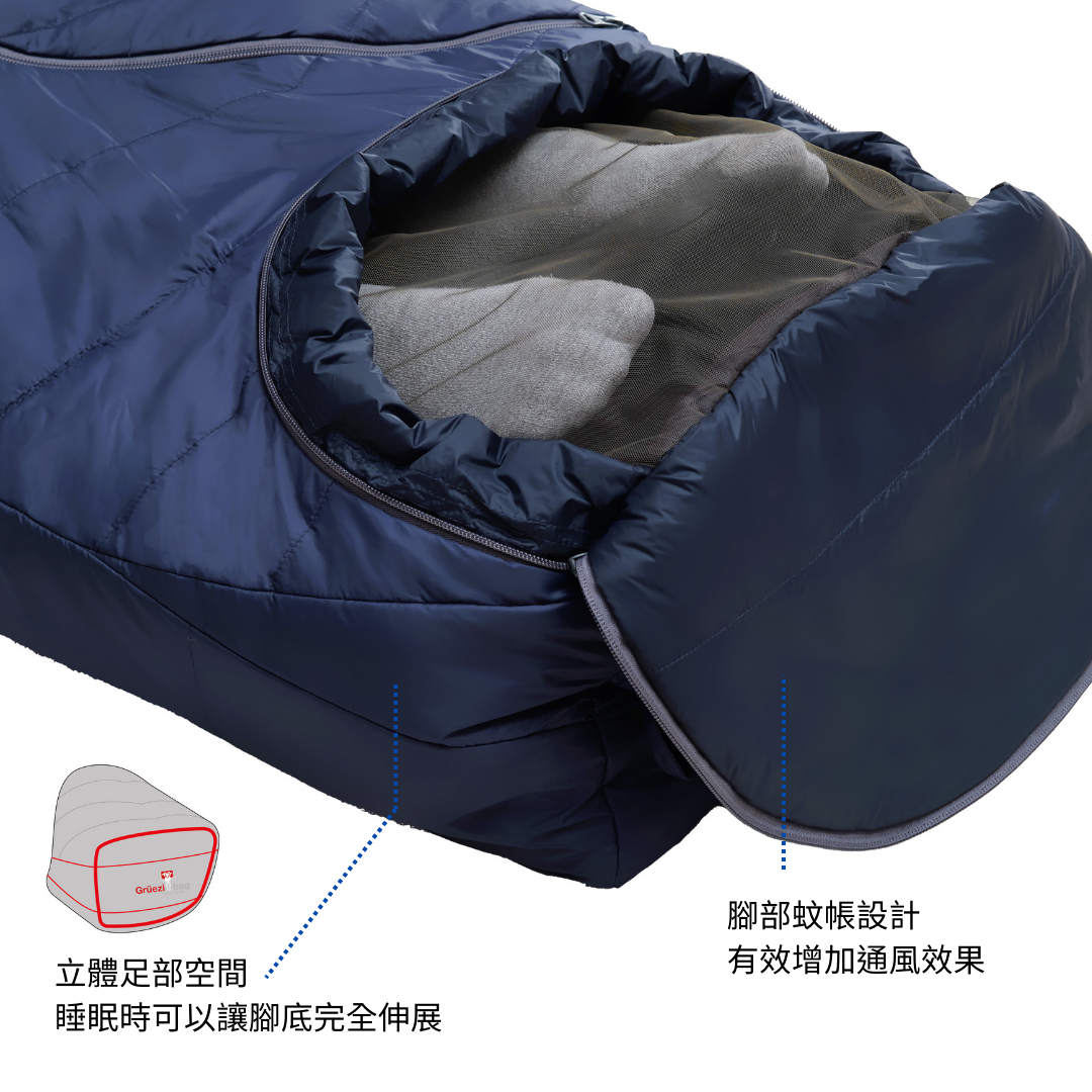 【 GRÜEZI BAG 】BIOPOD WOLLE ZERO 經典通用羊毛睡袋