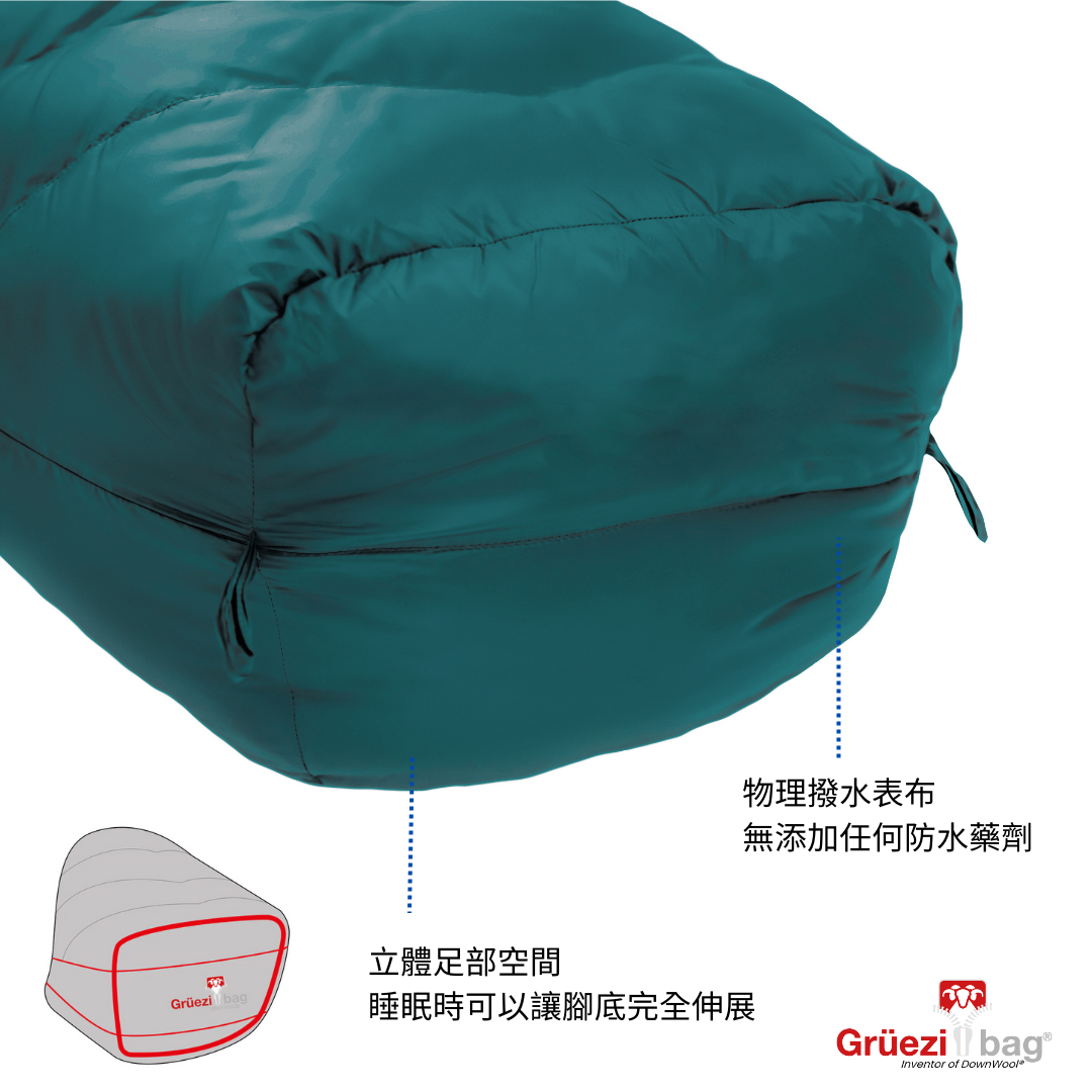 【 GRÜEZI BAG 】SYNPOD ISLAND 185 高品質抗潮三季度睡袋
