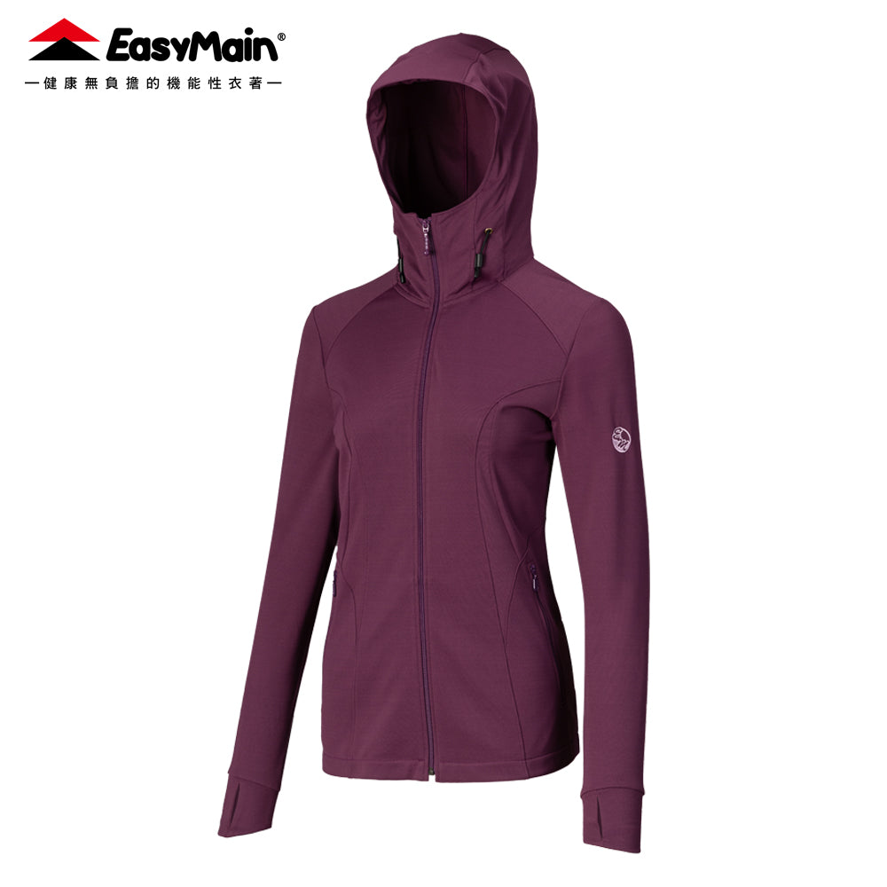【 EasyMain 】CE21030 女永久防曬排汗衣(連帽) - JJSJ結交世界