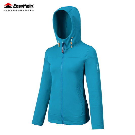 【 EasyMain 】CE22096  女排汗快乾保暖連帽外套 EASYMAIN