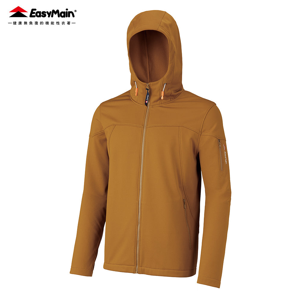 【 EasyMain 】CE22097 男排汗快乾保暖連帽外套 EASYMAIN