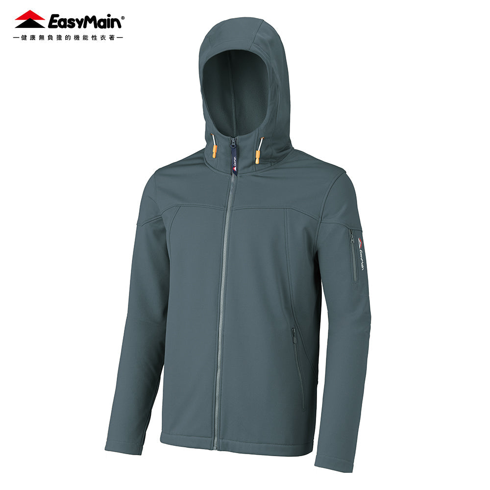 【 EasyMain 】CE22097 男排汗快乾保暖連帽外套 EASYMAIN