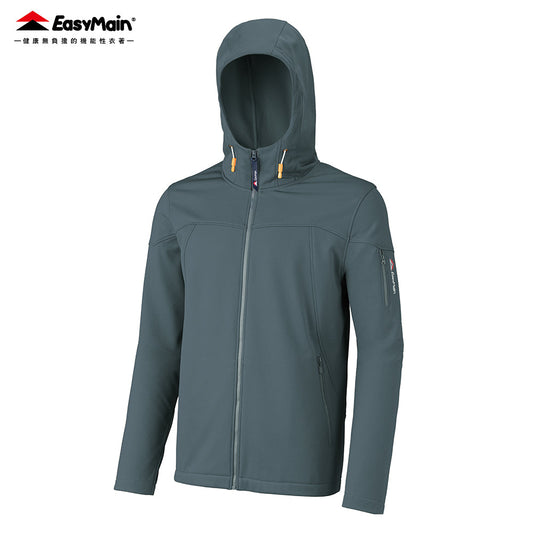 【 EasyMain 】CE22097  男排汗快乾保暖連帽外套 EASYMAIN