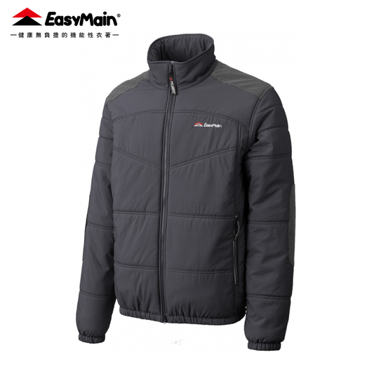 【 EasyMain 】CE22101  男動態保暖超輕防風透氣無帽外套 - JJSJ結交世界