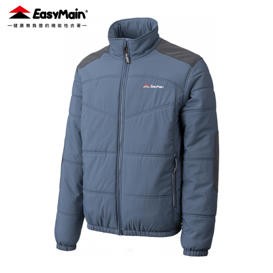 【 EasyMain 】CE22101  男動態保暖超輕防風透氣無帽外套 - JJSJ結交世界
