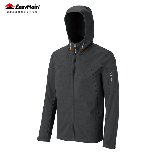 【 EasyMain 】CE24099男防風輕暖高彈性連帽外套(耐磨型) EASYMAIN