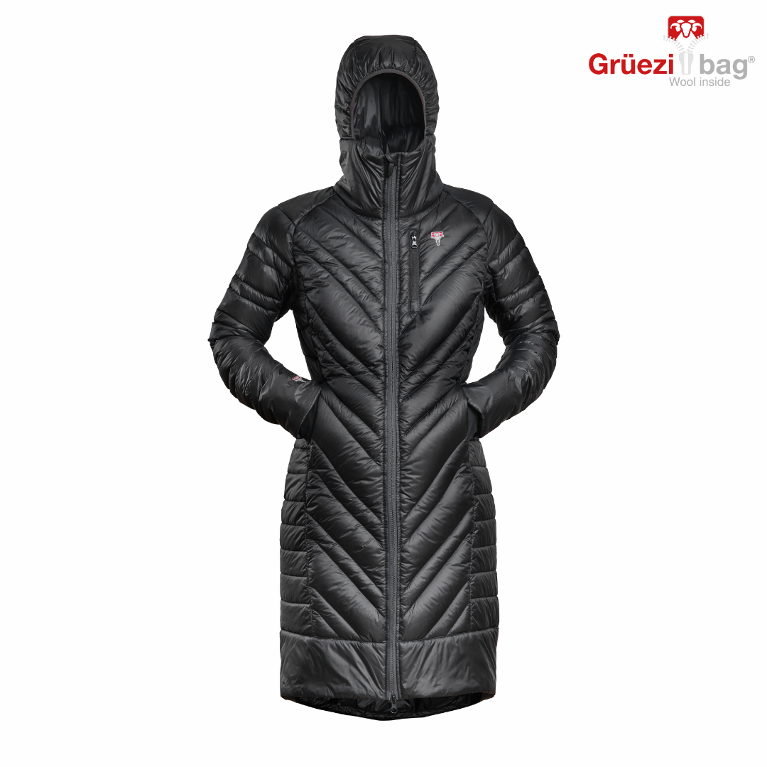 【 GRÜEZI BAG 】DOWNWOOL FAITHFUL COAT 女款保暖羊毛羽絨大衣 GRÜEZI BAG