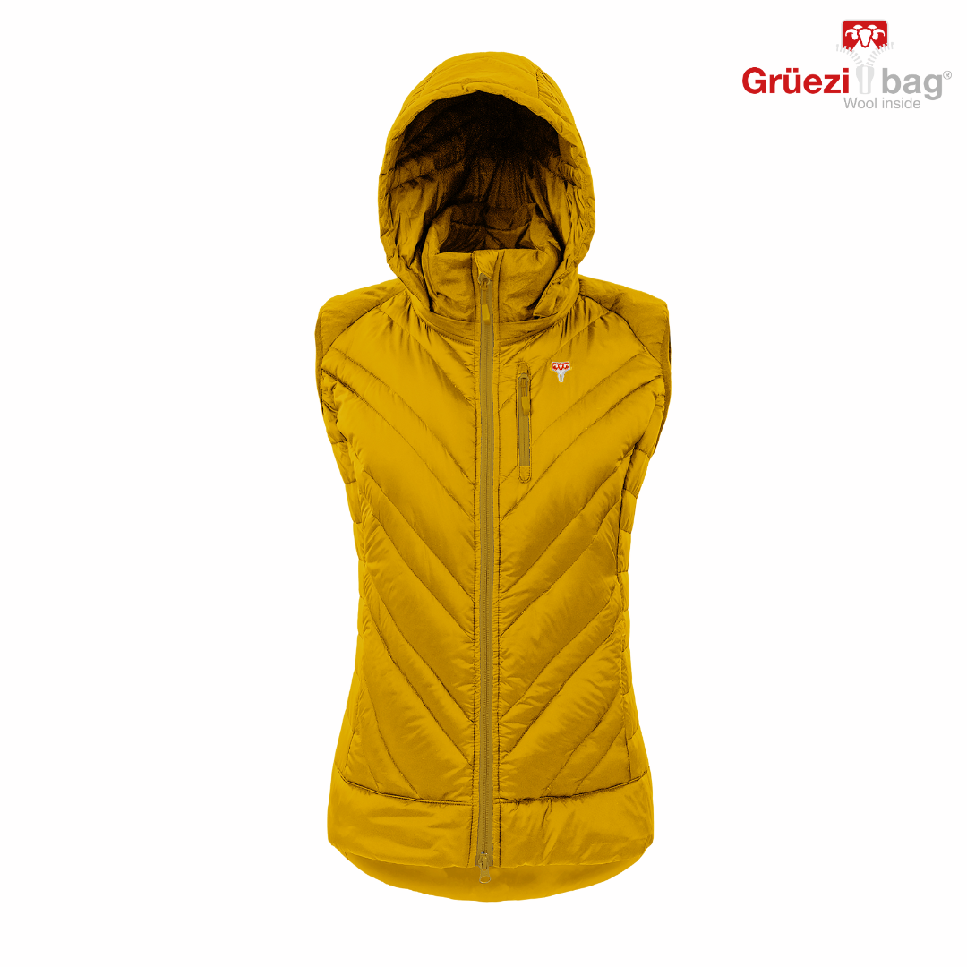 【 GRÜEZI BAG 】DOWNWOOL LIGHTFUL VEST W 女款保暖羊毛羽絨背心 GRÜEZI BAG