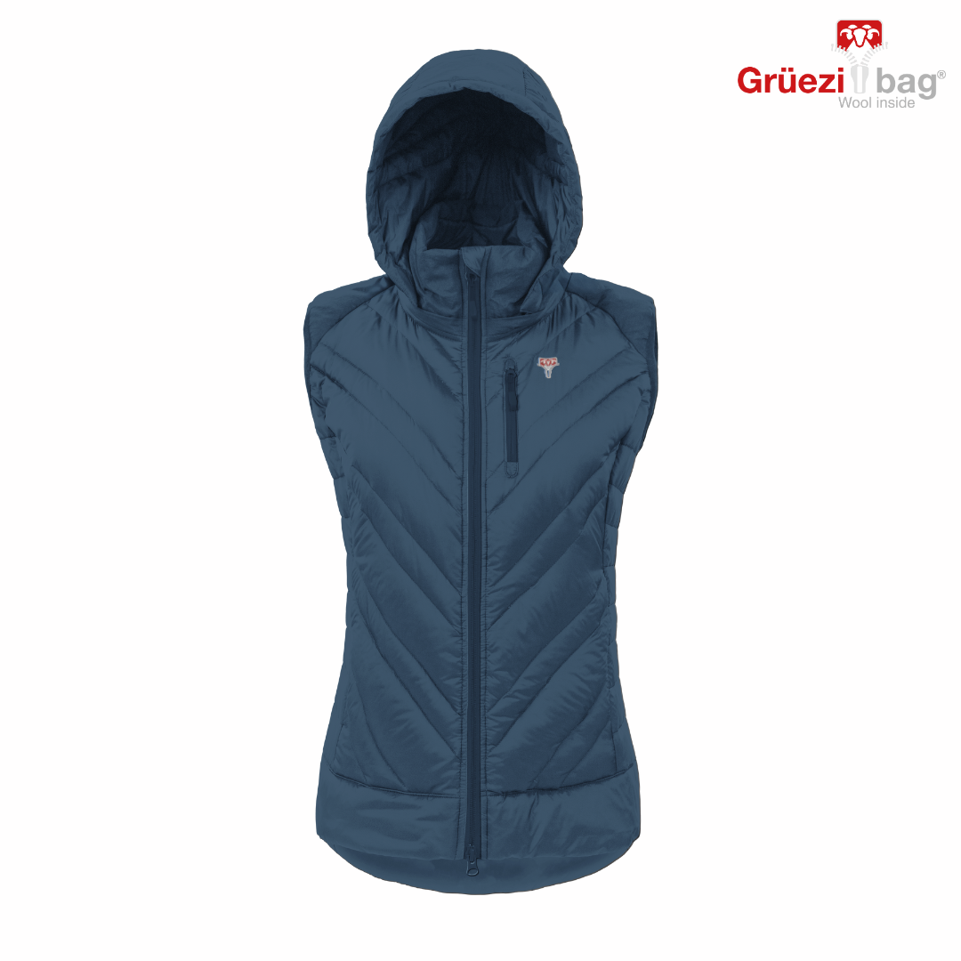 【 GRÜEZI BAG 】DOWNWOOL LIGHTFUL VEST W 女款保暖羊毛羽絨背心 GRÜEZI BAG