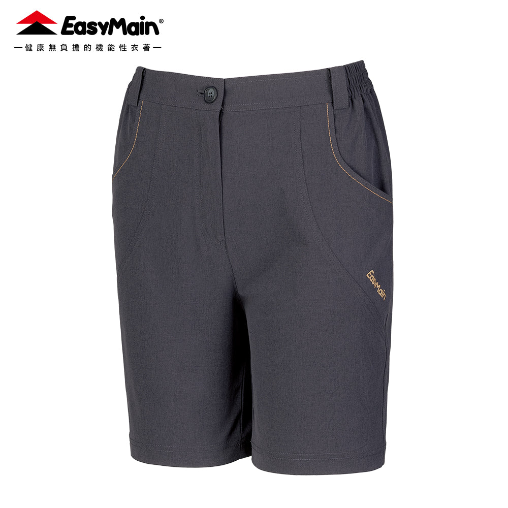 【 EasyMain 】DE25402 女快乾彈性棉感五分褲 - JJSJ結交世界