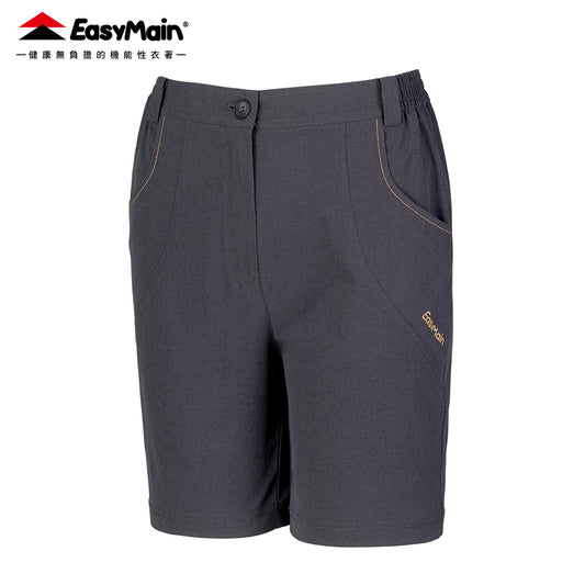 【 EasyMain 】DE25402 女快乾彈性棉感五分褲 - JJSJ結交世界