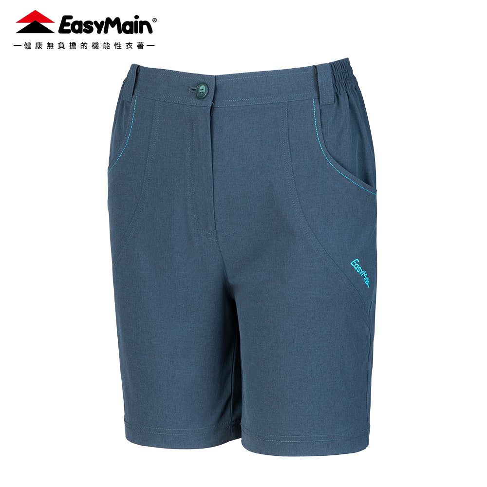 【 EasyMain 】DE25402 女快乾彈性棉感五分褲 - JJSJ結交世界