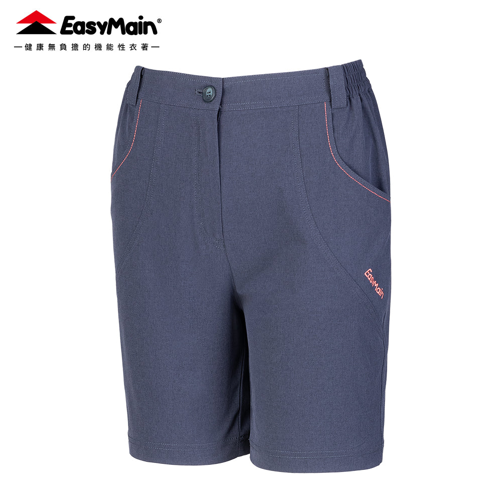 【 EasyMain 】DE25402 女快乾彈性棉感五分褲 - JJSJ結交世界