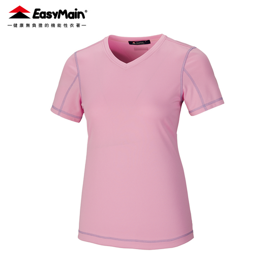 【 EasyMain 】DE26404 女排汗抗UV短袖T恤 EASYMAIN
