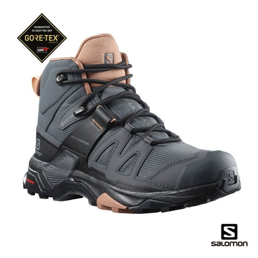 【SALOMON】 X ULTRA 4 Goretex 女款中筒登山鞋 - JJSJ結交世界