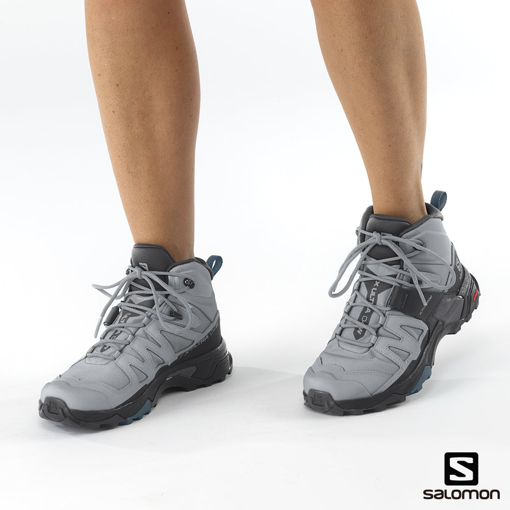 【SALOMON】 X ULTRA 4 Goretex 女款中筒登山鞋 寬楦 - JJSJ結交世界