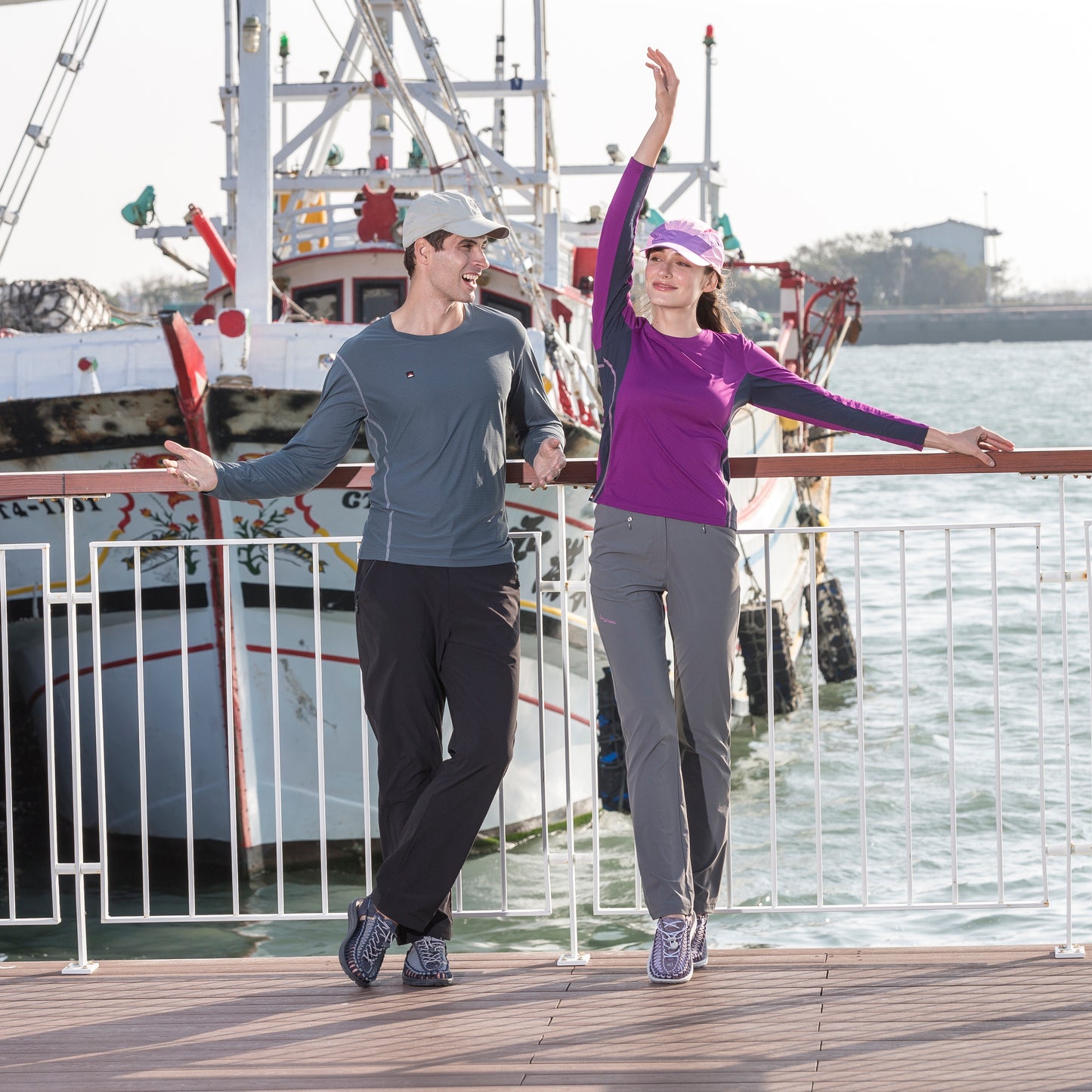 【 EasyMain 】RE20047 男彈性撥水快乾長褲 - JJSJ結交世界