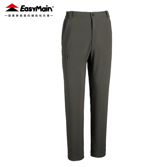 【 EasyMain 】RE21053 男防風彈性快乾保暖休閒褲 - JJSJ結交世界