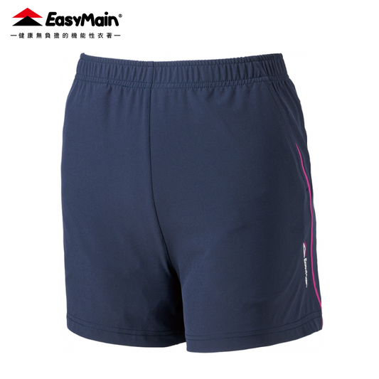 【 EasyMain 】RE22046  女彈性速乾運動短褲 - JJSJ結交世界