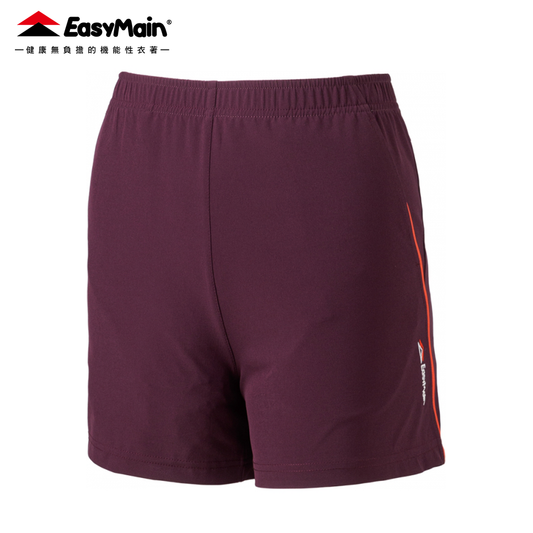 【 EasyMain 】RE22046  女彈性速乾運動短褲 - JJSJ結交世界