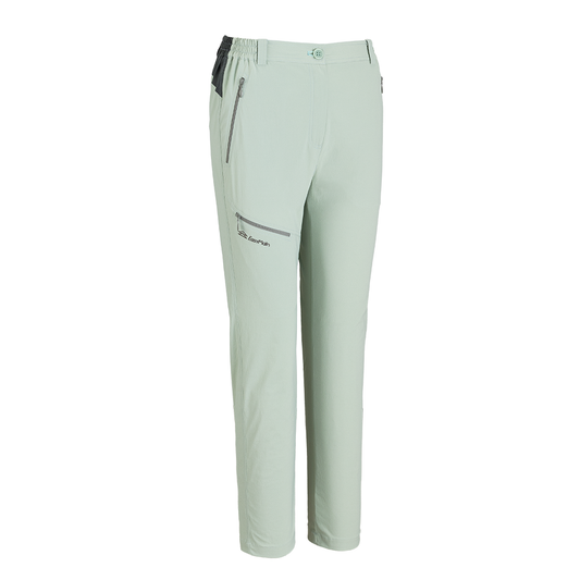 【 EasyMain 】RE24032女快乾彈性棉感撥水長褲 (九分褲) - JJSJ結交世界