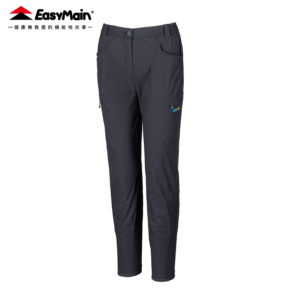 【 EasyMain 】RE25028 女彈性吸汗有機蕉麻九分褲
