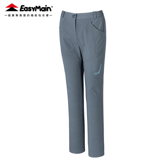 【 EasyMain 】RE25042 女撥水快乾透氣細格長褲