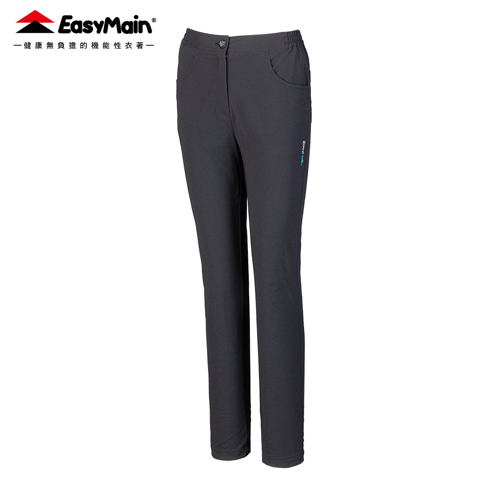 【 EasyMain 】RE25046女彈性快乾細格長褲 - JJSJ結交世界