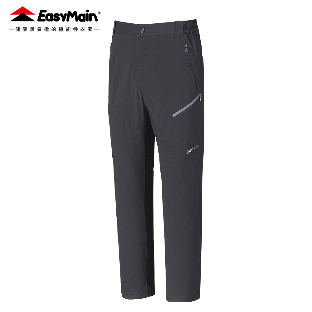 【 EasyMain 】RE25047 男彈性快乾細格長褲 - JJSJ結交世界