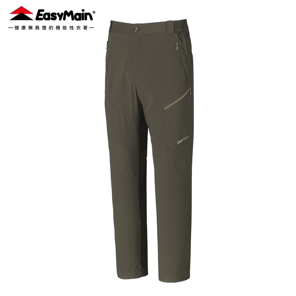【 EasyMain 】RE25047 男彈性快乾細格長褲 EASYMAIN