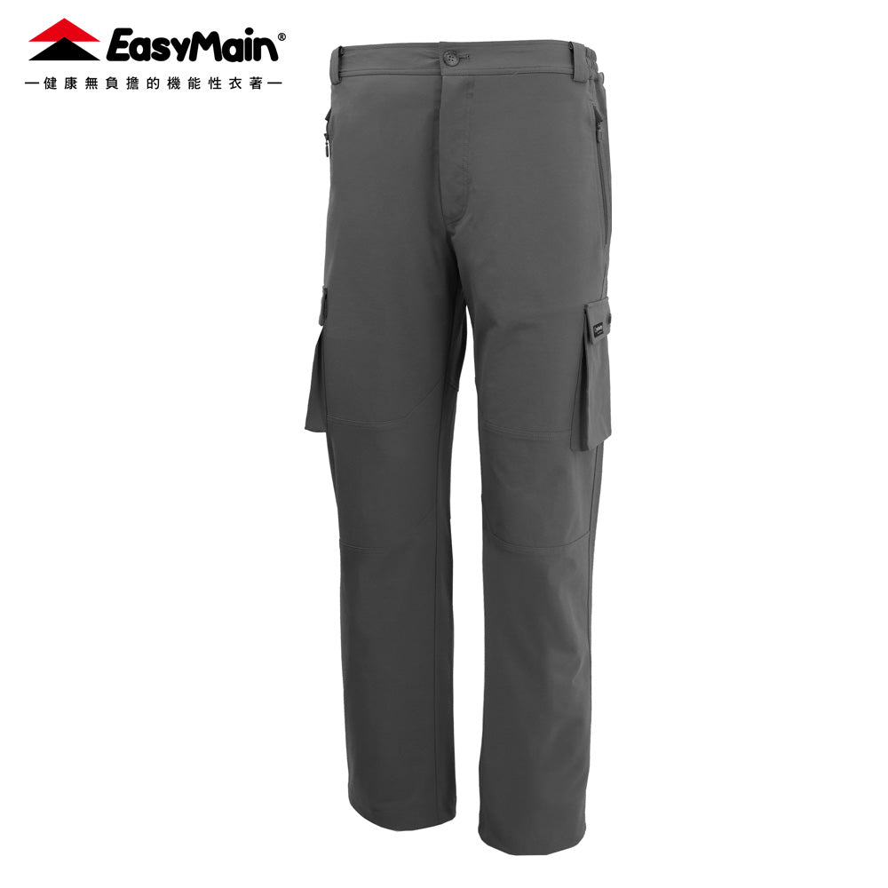 【 EasyMain 】RE25055 男棉感彈性耐磨撥水長褲 EASYMAIN