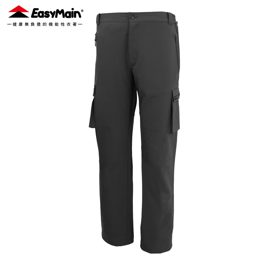 【 EasyMain 】RE25055 男棉感彈性耐磨撥水長褲 EASYMAIN