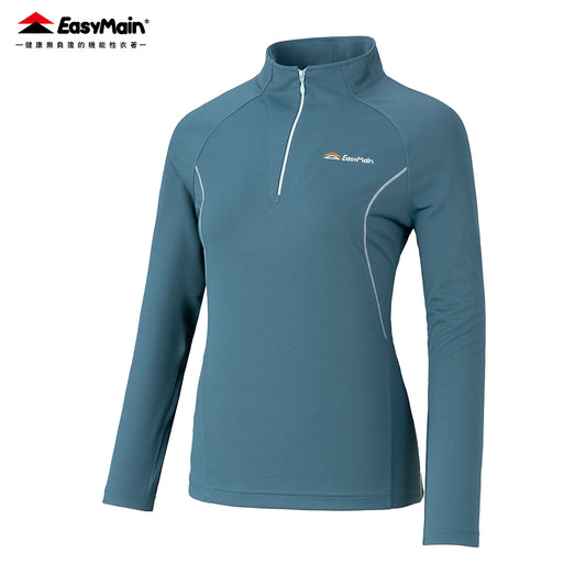 【 EasyMain 】SE21070女快乾透氣長休閒衫 - JJSJ結交世界