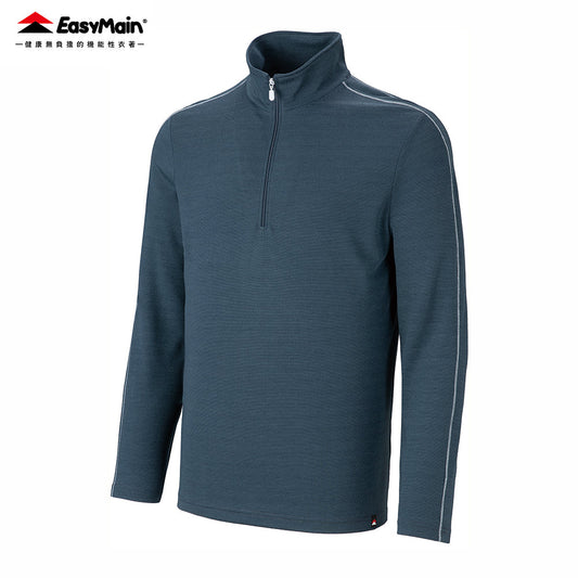 【 EasyMain 】SE23071 男快乾保暖羊毛防臭長袖衫 EASYMAIN