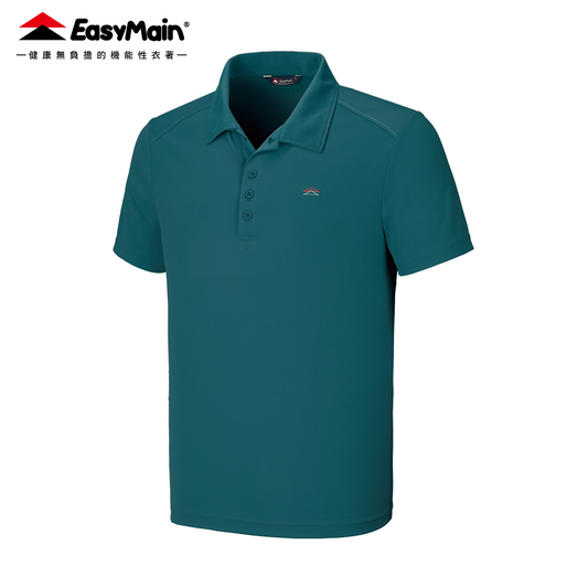 【 EasyMain 】SE24003 男調溫防臭無靜電短袖衫 EASYMAIN