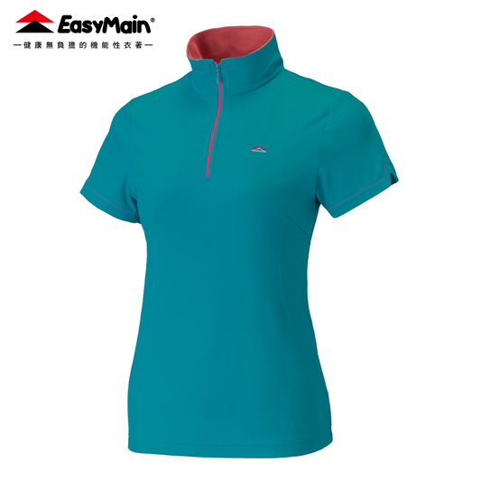 【 EasyMain 】SE24008 女快乾透氣短袖休閒衫 EASYMAIN