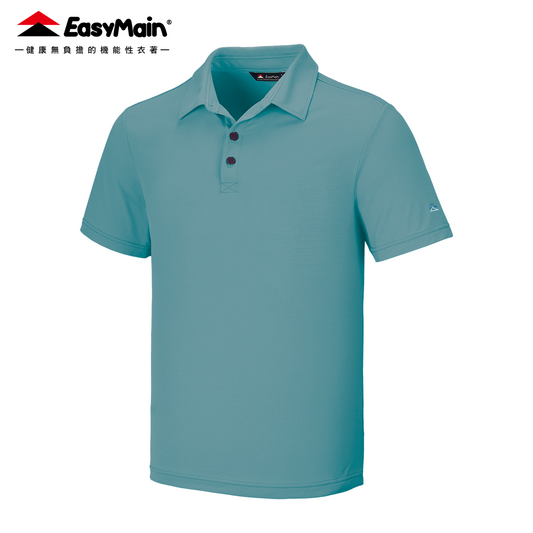 【 EasyMain 】SE26709 男超輕排汗短袖休閒衫(無口袋) EASYMAIN