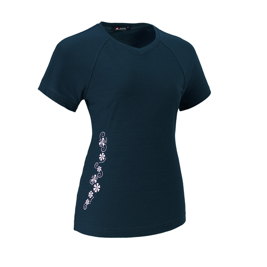 【 EasyMain 】TE24016 女快乾羊毛防臭短袖T恤 - JJSJ結交世界