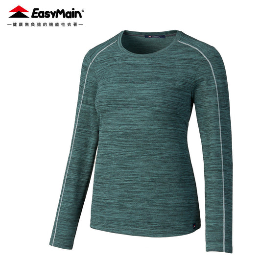 【 EasyMain 】TE25072 女排汗長袖休閒衫 EASYMAIN