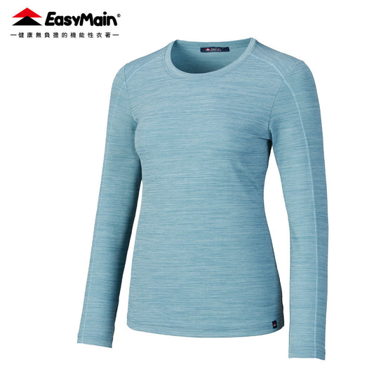 【 EasyMain 】TE25072 女排汗長袖休閒衫 EASYMAIN